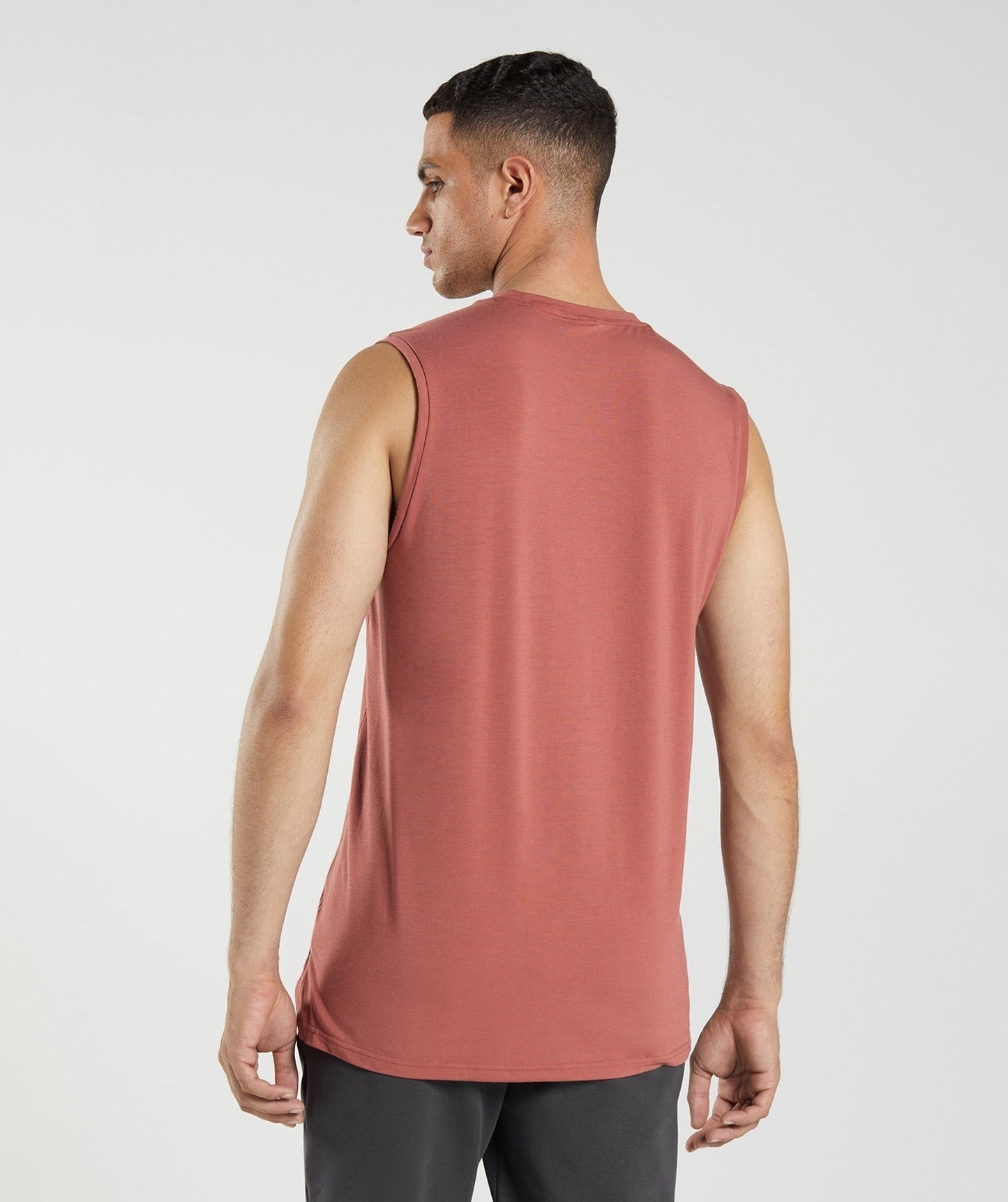 Gymshark Studio Breath Tank - Rose Brown