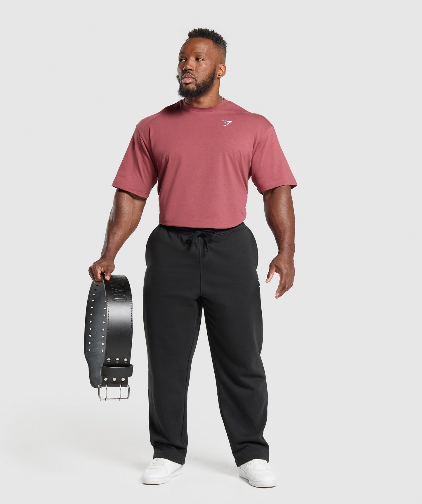 Gymshark Essential Oversized T-Shirt - Washed Berry Pink