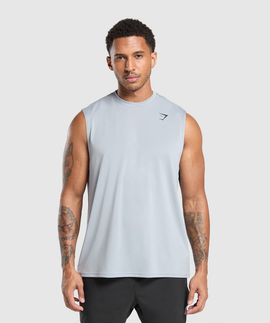 Gymshark Arrival Oversized Tank - Metal Purple