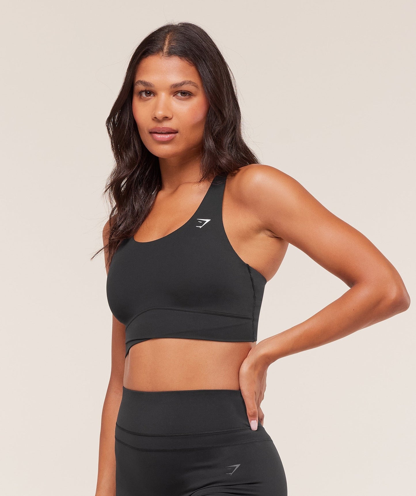 Gymshark Cross Over Sports Bra - Black