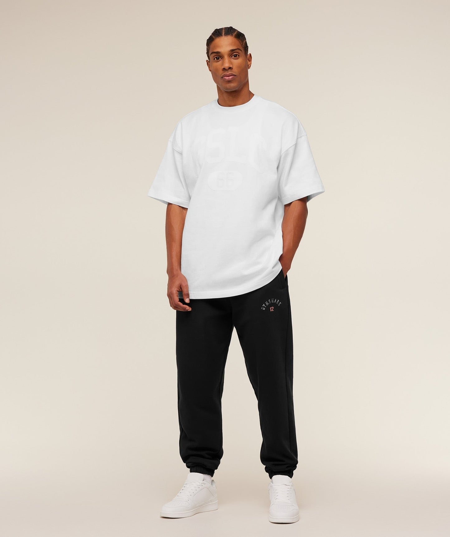 Gymshark 12 Graphic Joggers - GS Black
