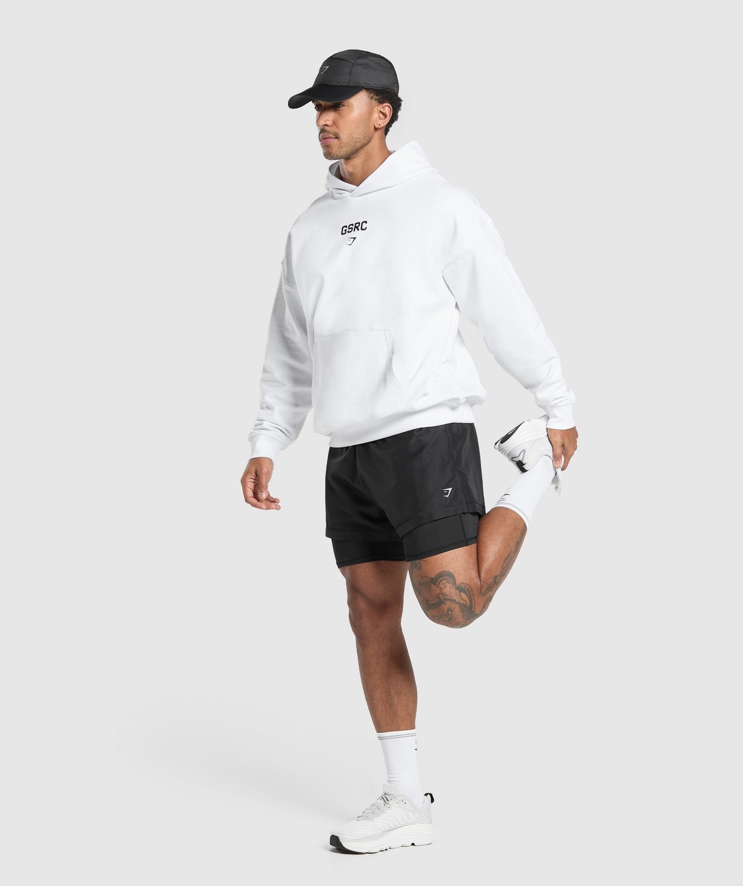 Gymshark GSRC Hoodie - White
