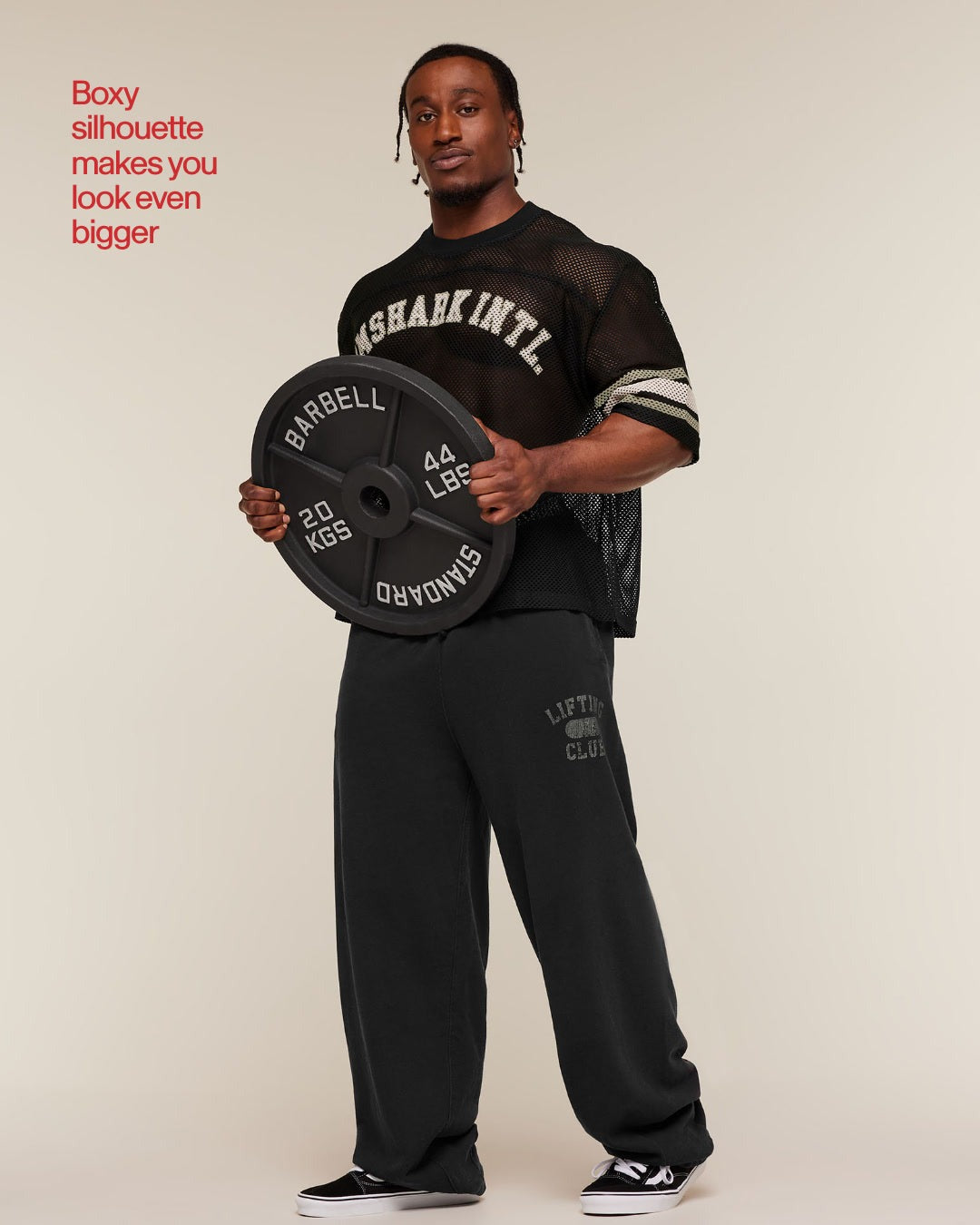 Gymshark Collective Mesh Contrast Jersey - Black