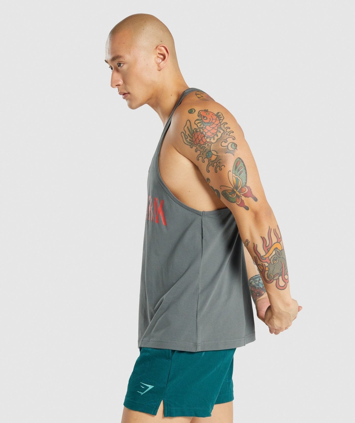 Gymshark Power Stringer - Grey