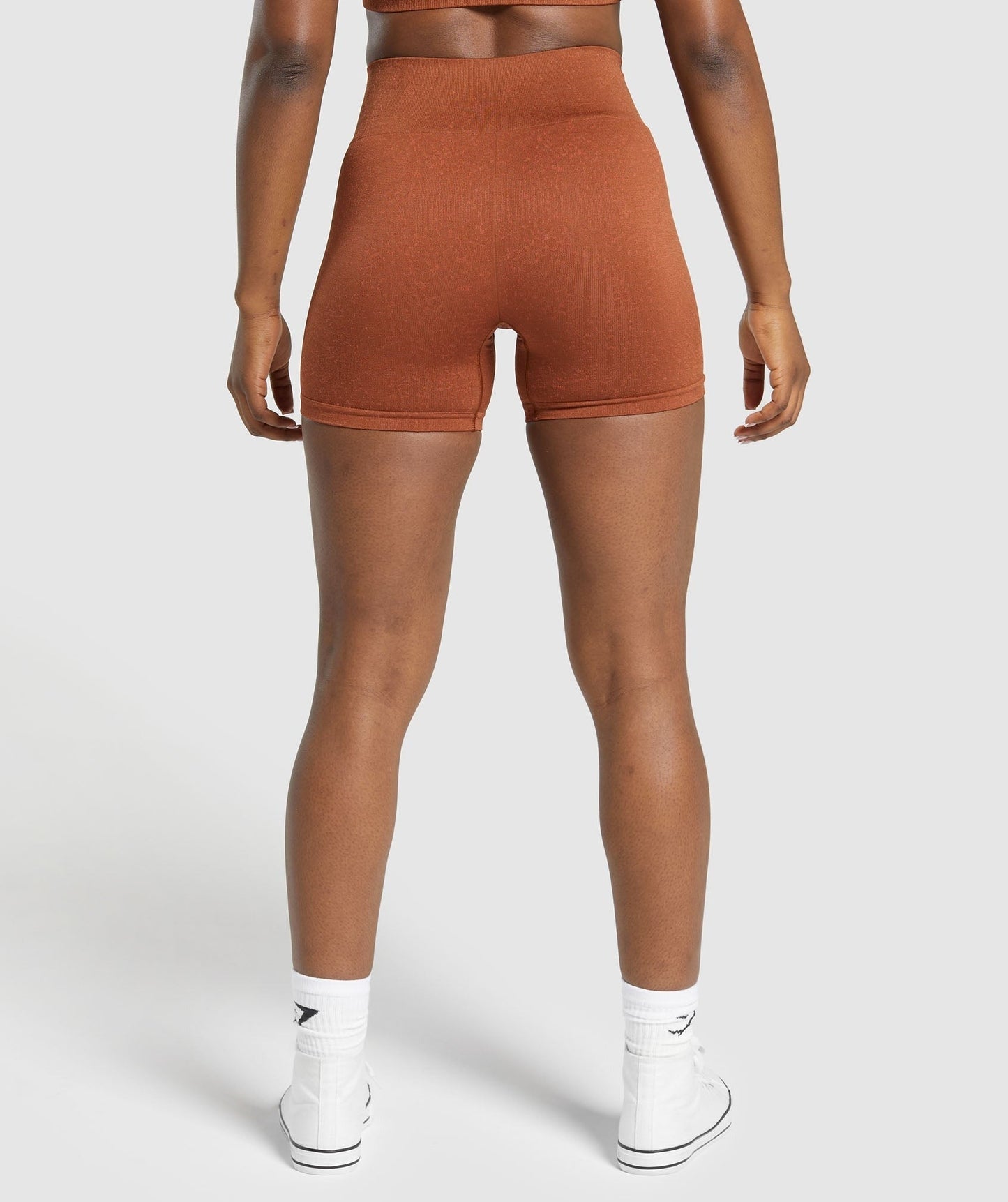 Gymshark Adapt Fleck Seamless Shorts - Copper Brown/Terracotta Orange