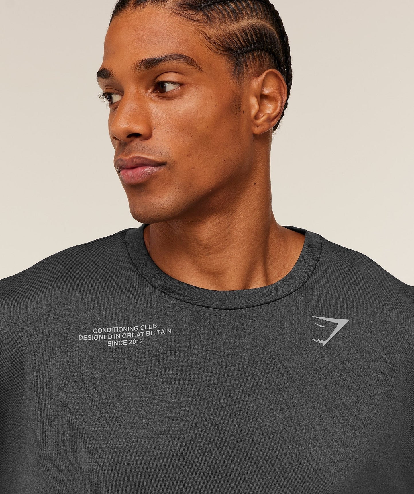 Gymshark Conditioning Club Oversized T-Shirt - Grey/Smokey Grey