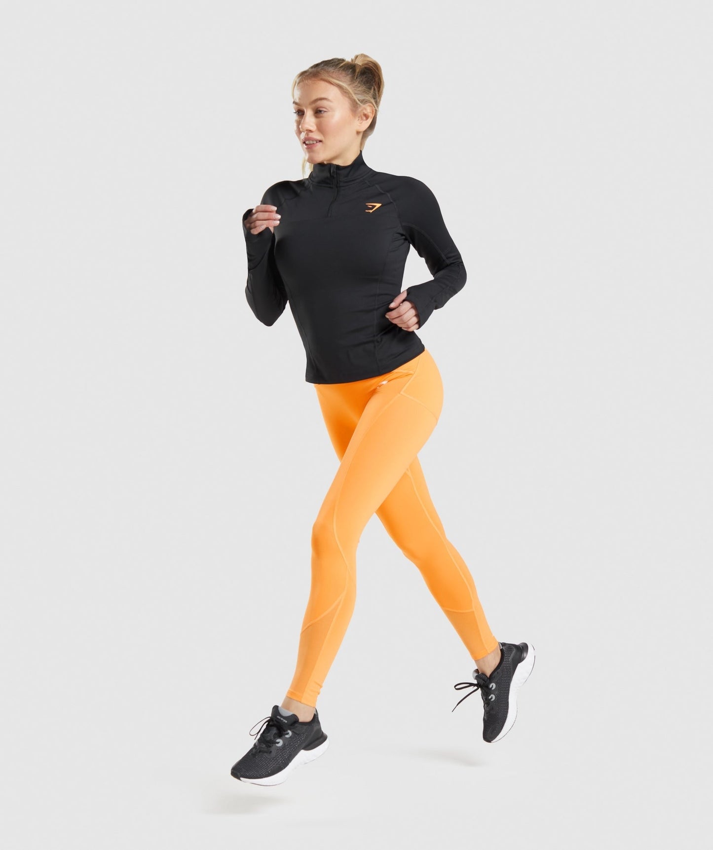 Gymshark Pulse 1/4 Zip - Black