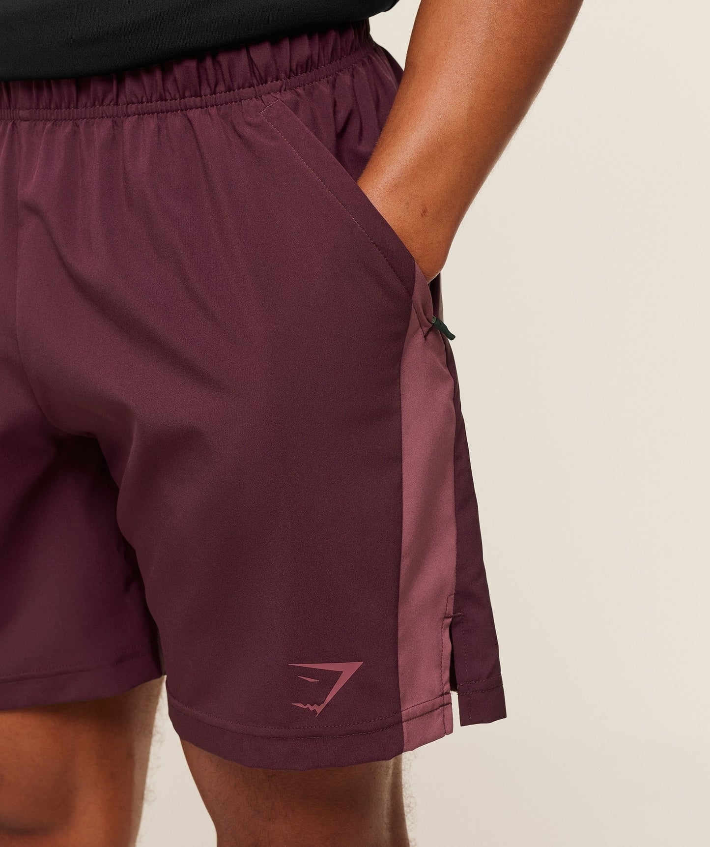 Gymshark Sport 7" Shorts - Impact Burgundy/Reset Pink
