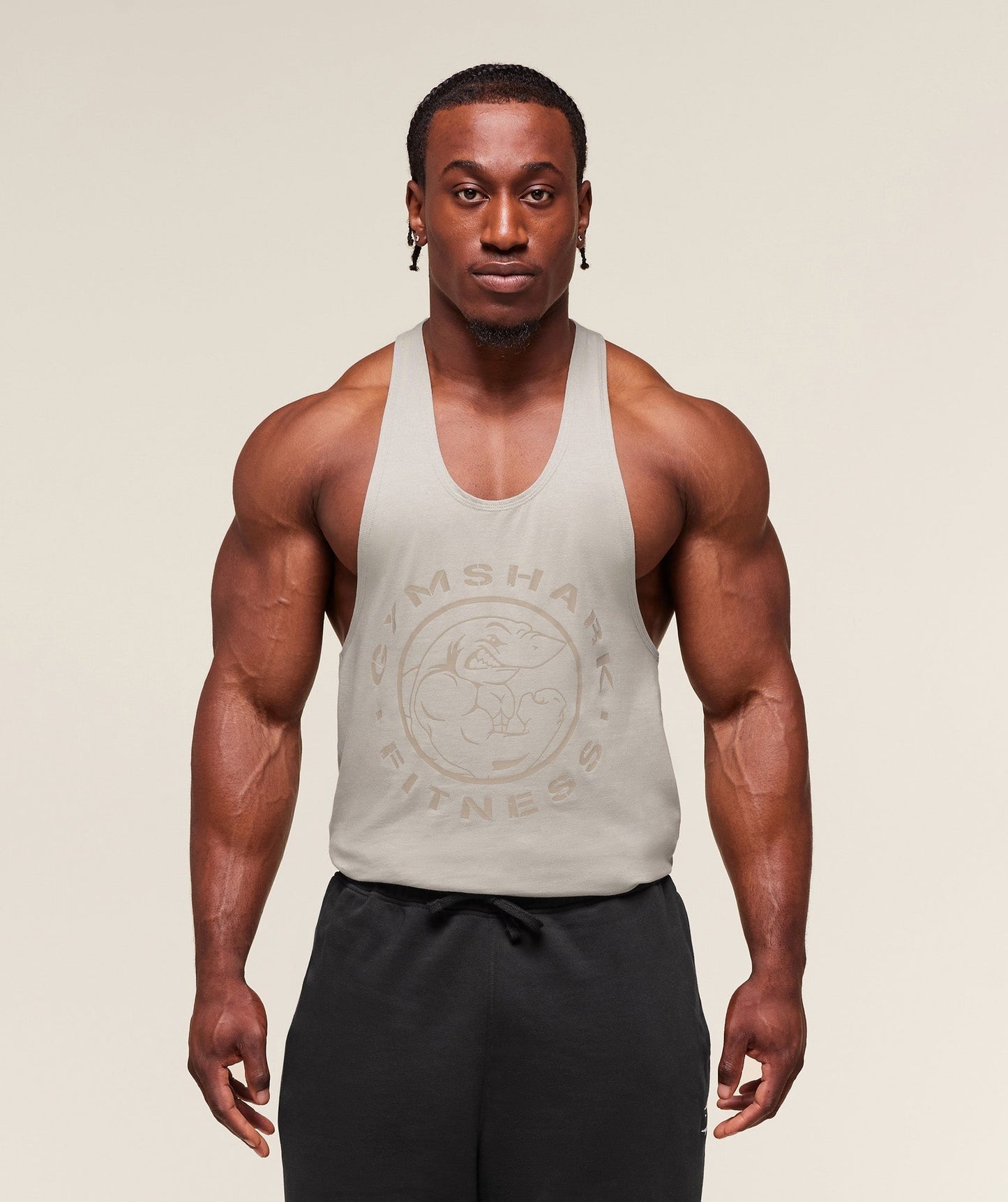 Gymshark Legacy Stringer - Stone Grey