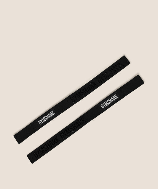 Gymshark Silicone Lifting Straps - Black