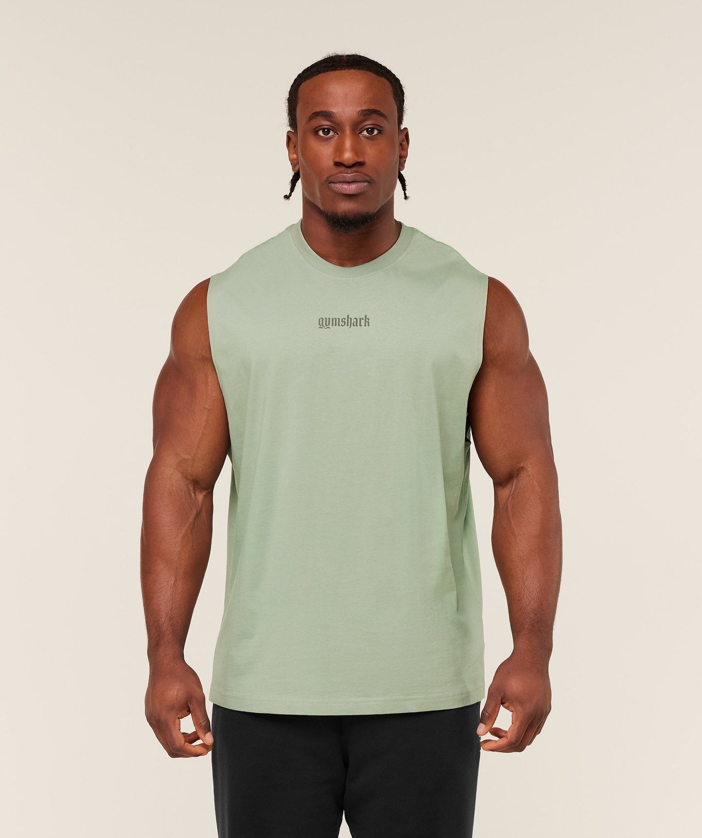 Gymshark Olde English Tank - GS Haze Green