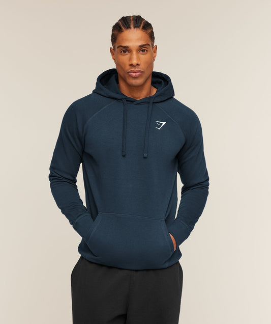 Gymshark Crest Hoodie - Navy