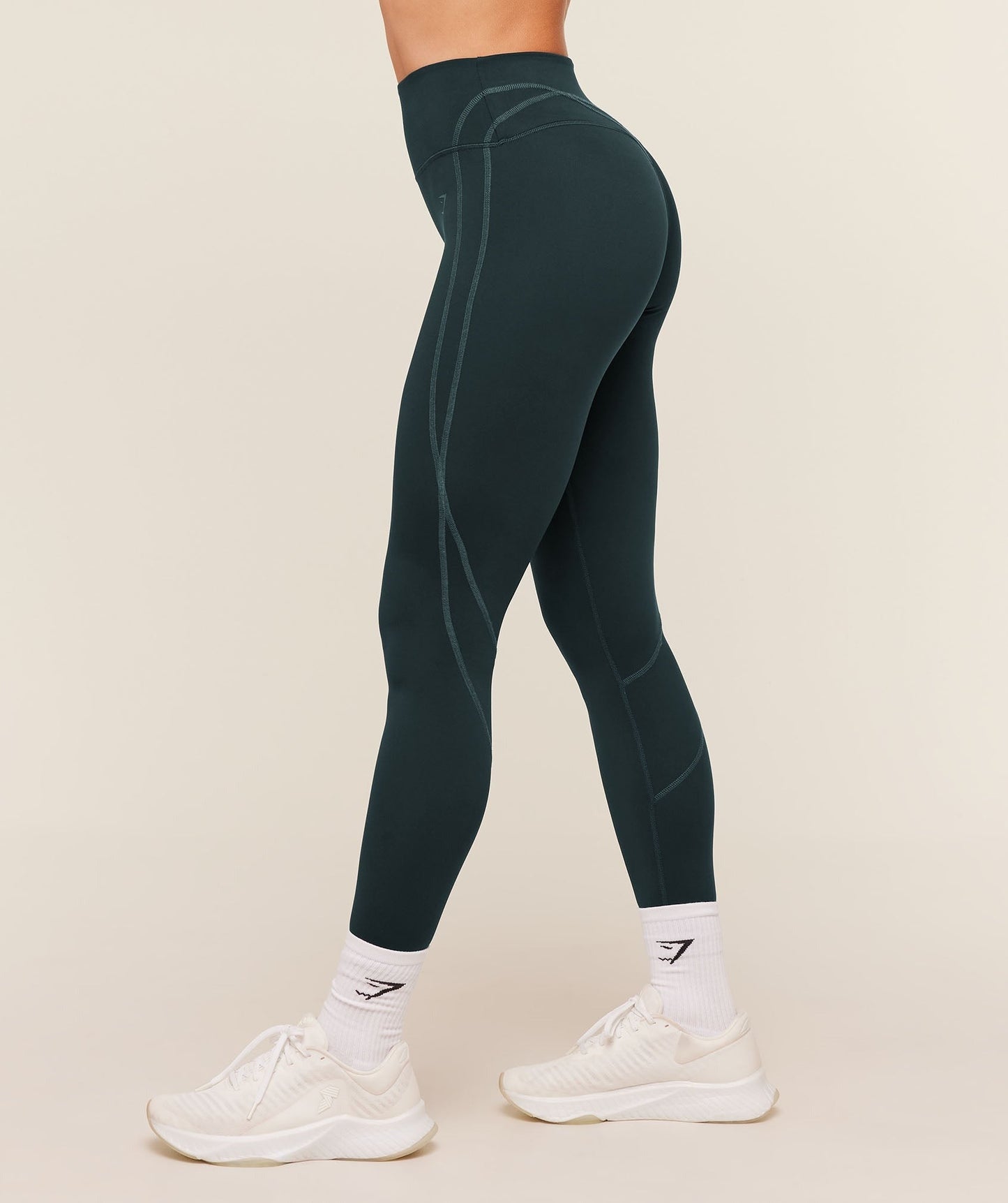 Gymshark Volt Leggings - Deep Petrol Blue/Stealth Blue