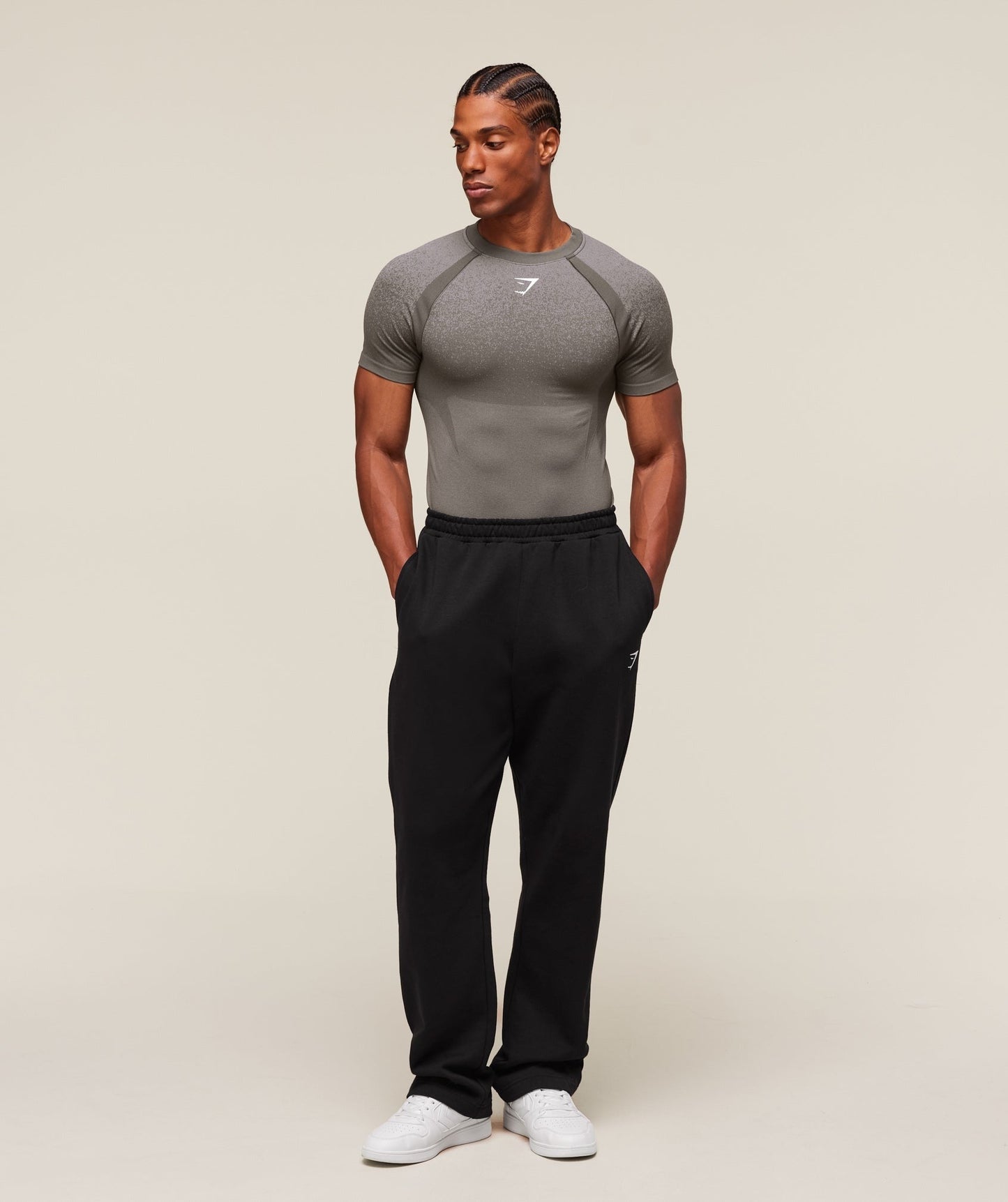 Gymshark Shadow Seamless T Shirt - Meteor Grey