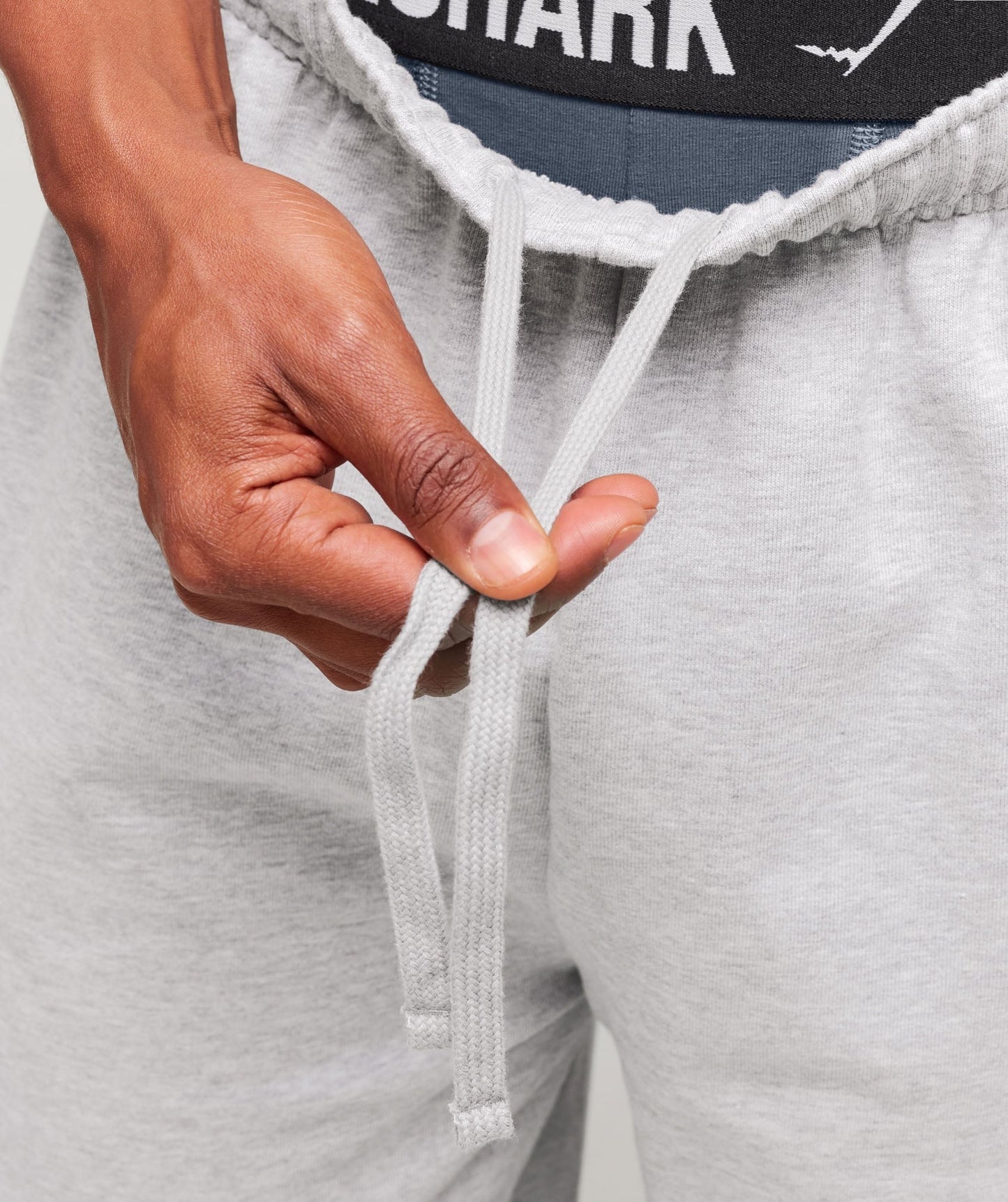 Gymshark Rest Day Essentials Straight Leg Joggers - Light Grey Marl
