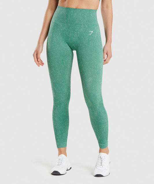 Gymshark Adapt Fleck x Whitney Leggings - Mineral | Alpine Green