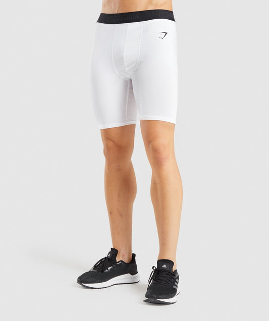 Gymshark Element Baselayer Shorts - White