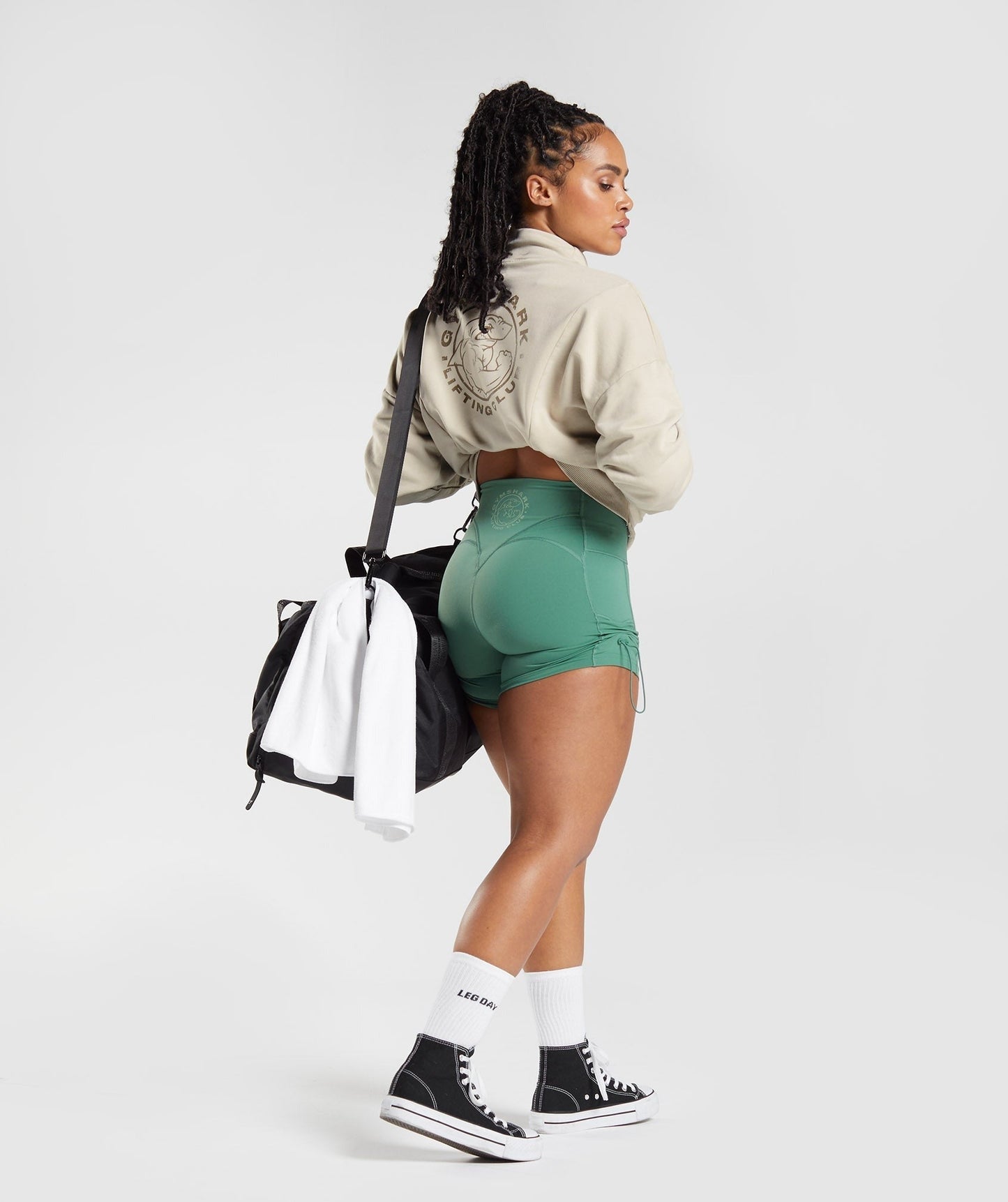 Gymshark Legacy Washed Sweatshirt - Pebble Grey