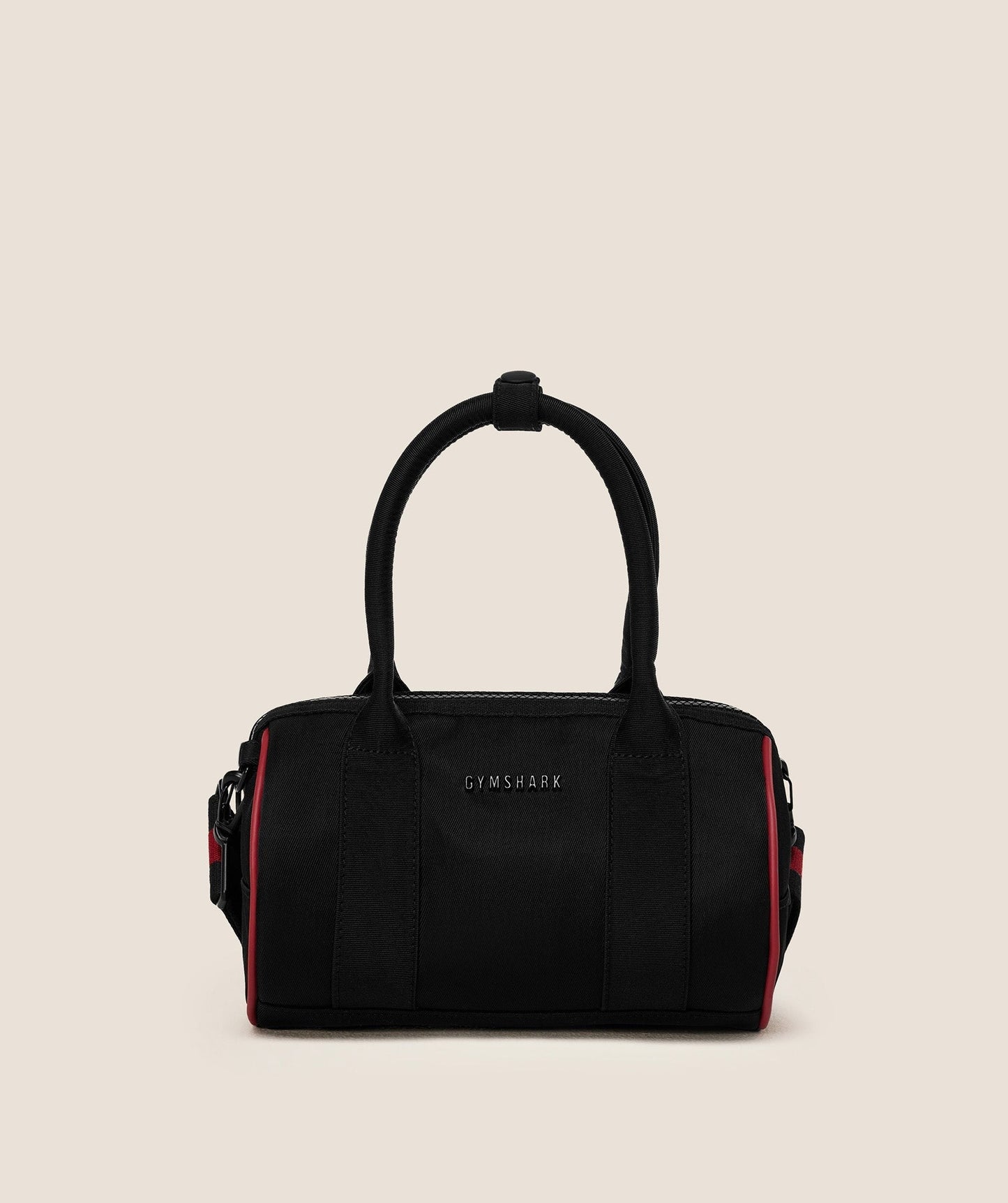 Gymshark x Analis Mini Barrel Bag - Black/Carmine Red