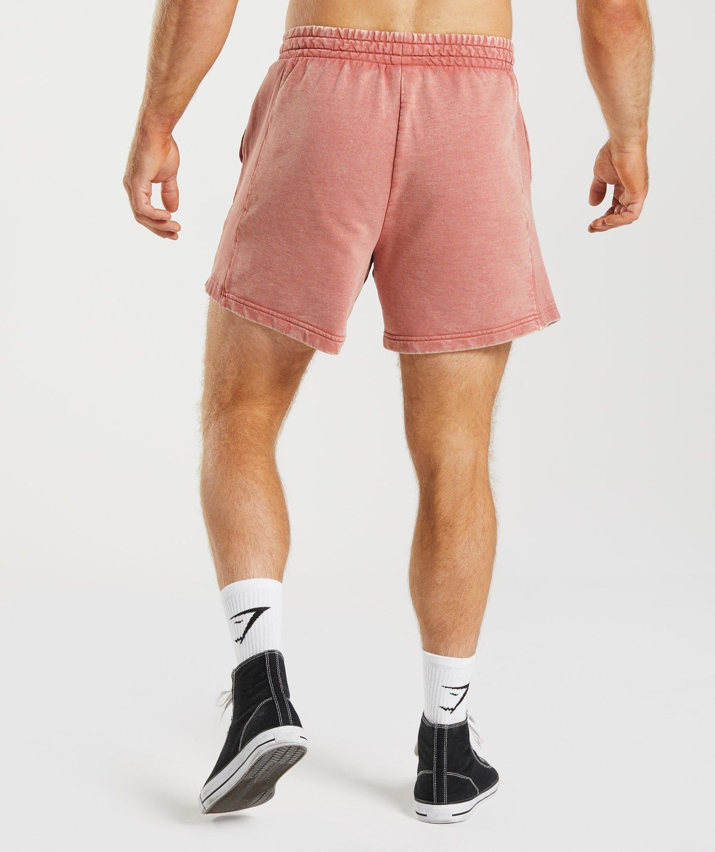 Gymshark Power Washed 5" Shorts - Rose Brown