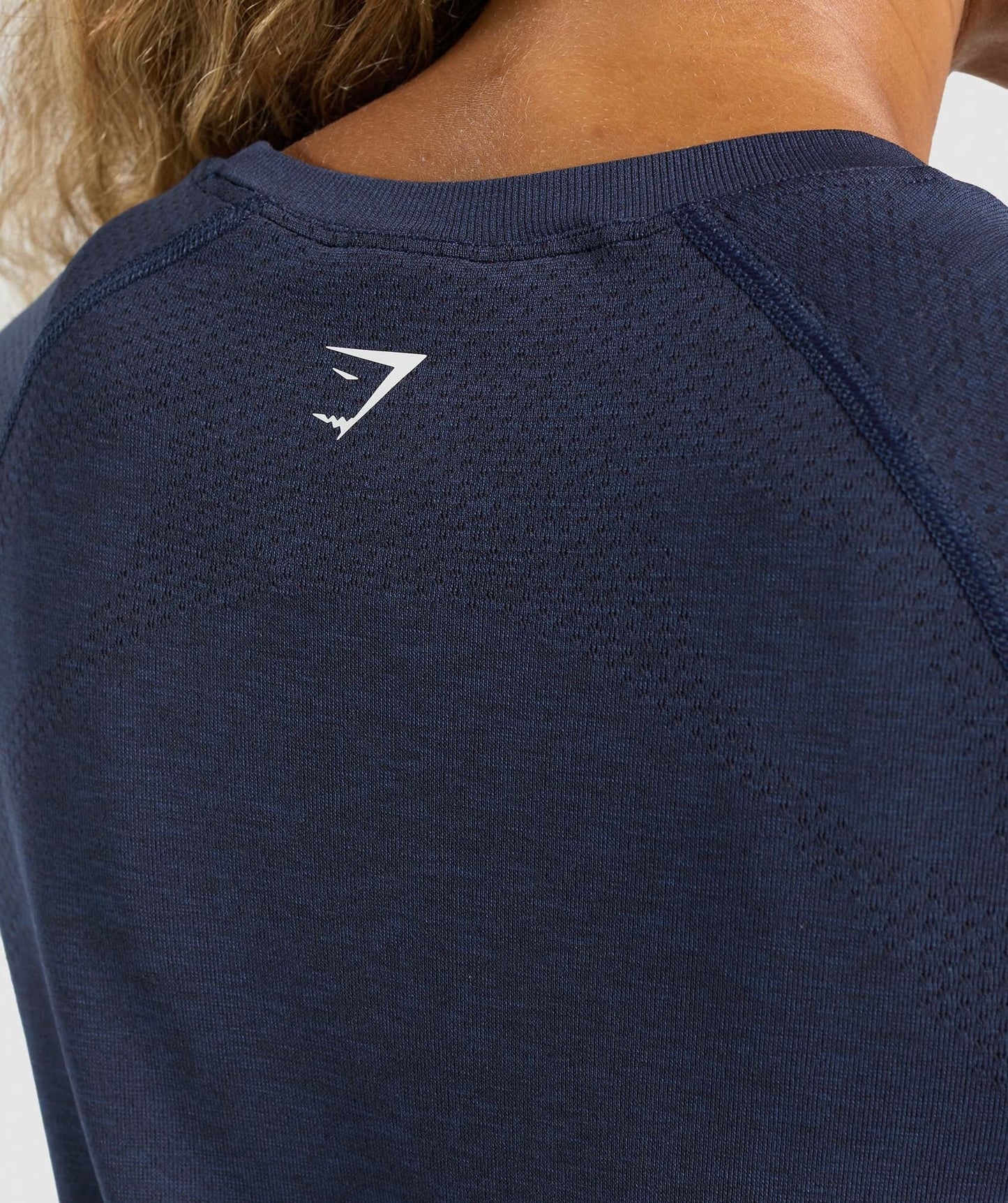 Gymshark Vital Seamless 2.0 Light T-Shirt - Heavy Blue Marl