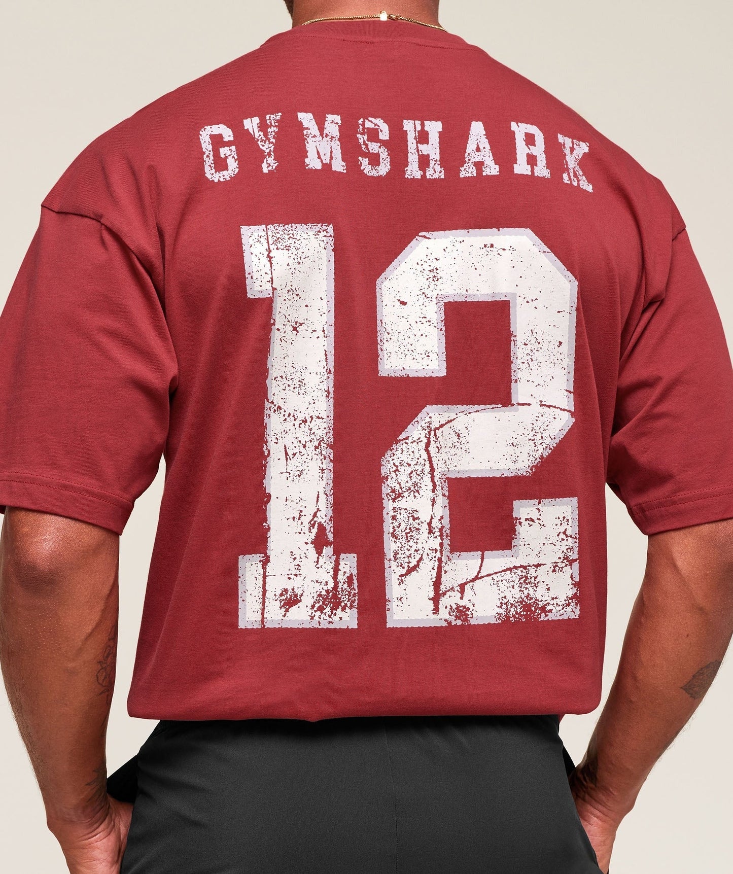 Gymshark Campus T-Shirt - Athletic Burgundy