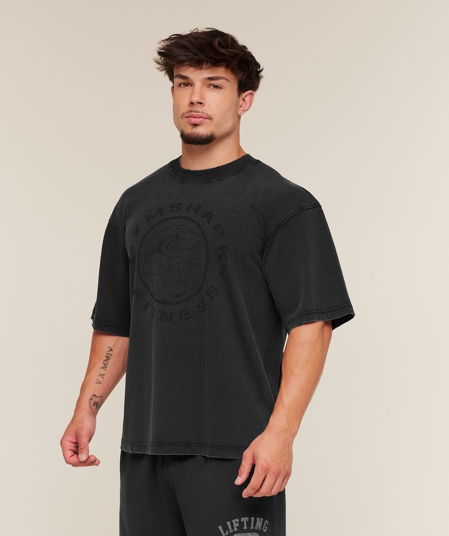 Gymshark Vintage Legacy T-Shirt - Black