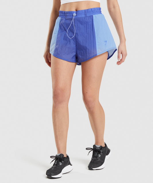 Gymshark Pulse 2 In 1 Shorts - Court Blue/Moonstone Blue