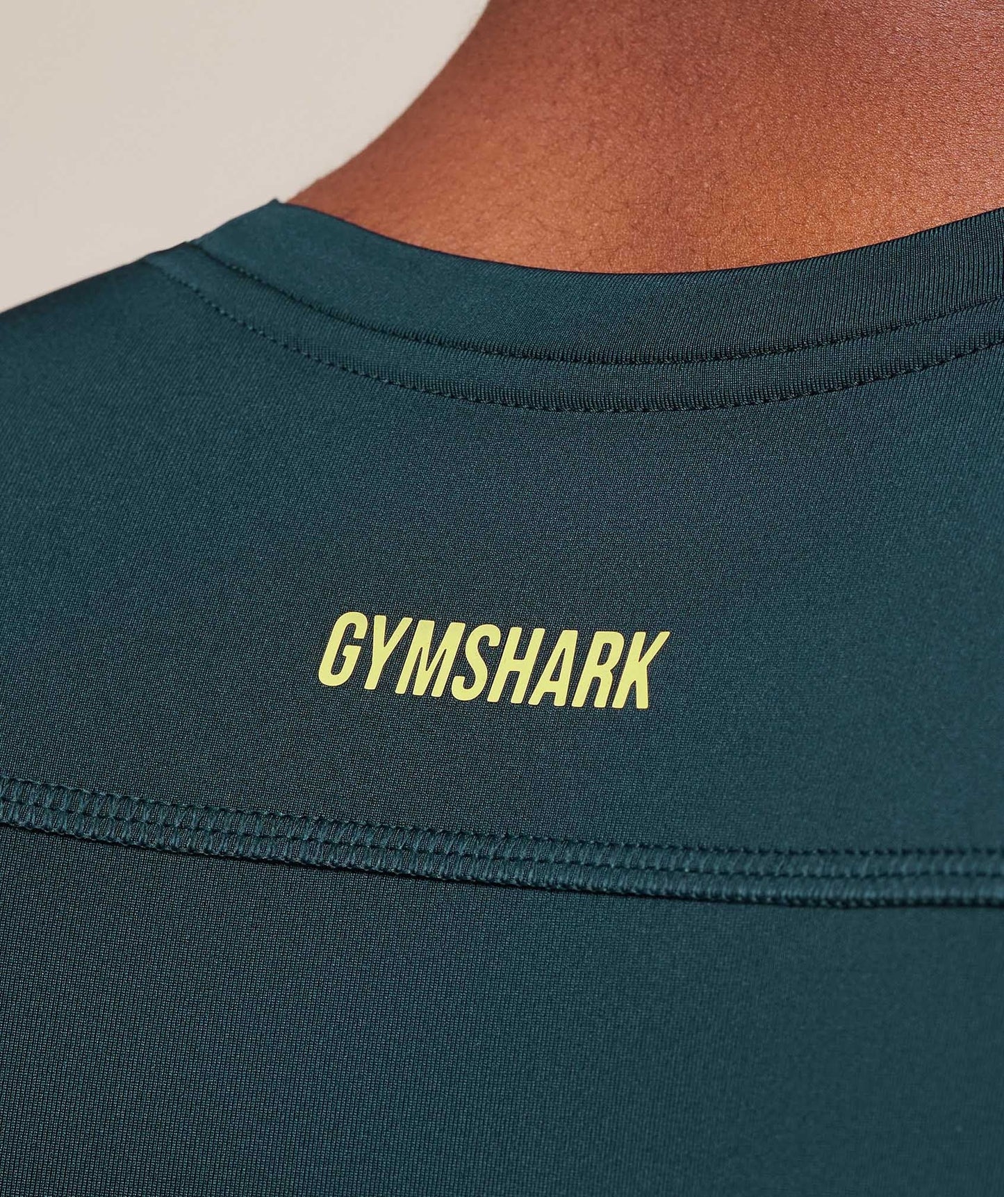 Gymshark Element Tank - Deep Petrol Blue/Sorbet Yellow