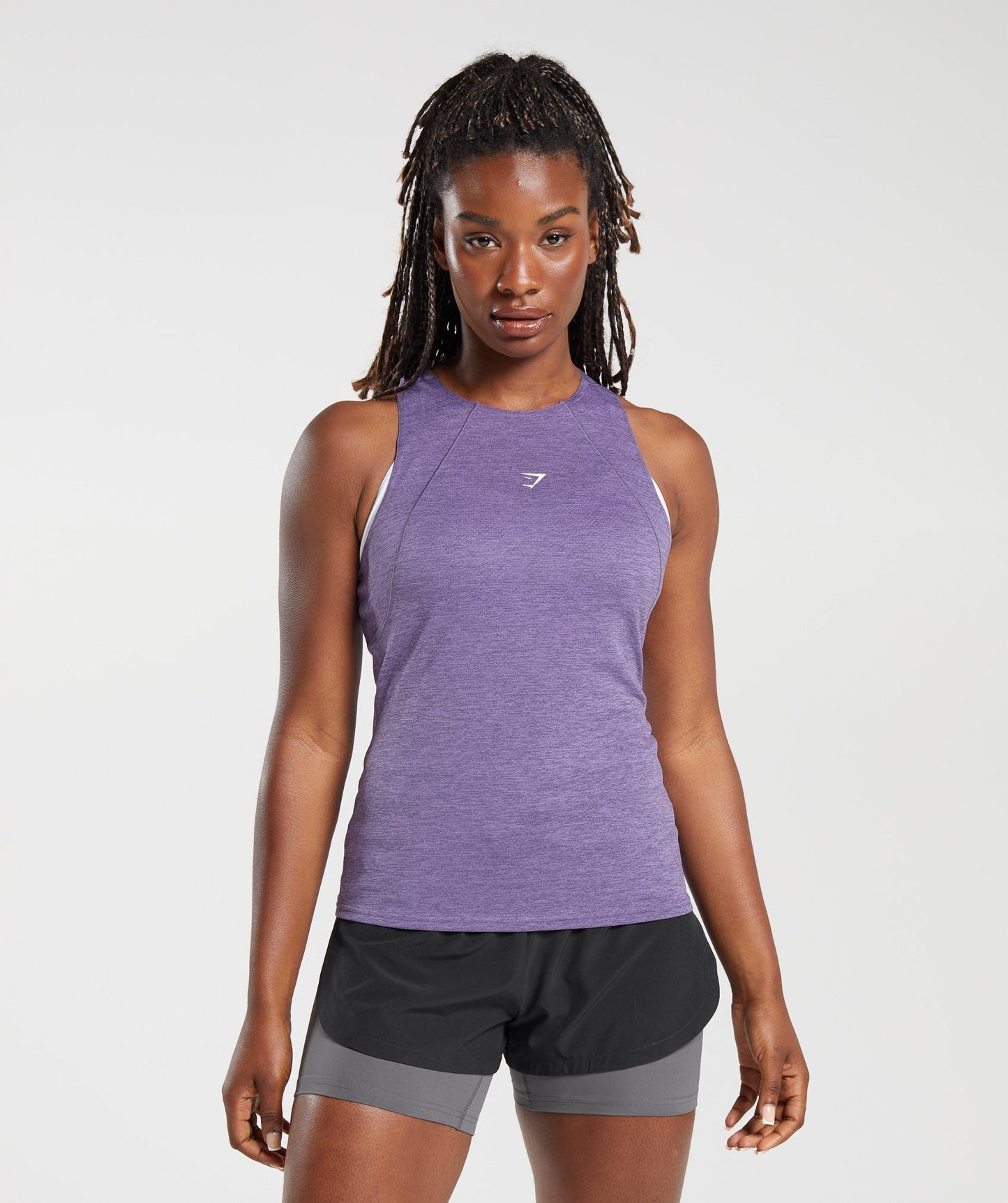 Gymshark Running Tank - Dewberry Purple/Grape Purple