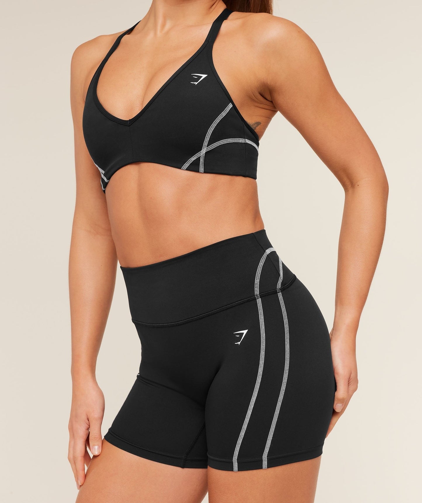Gymshark Volt Shorts - Black/White