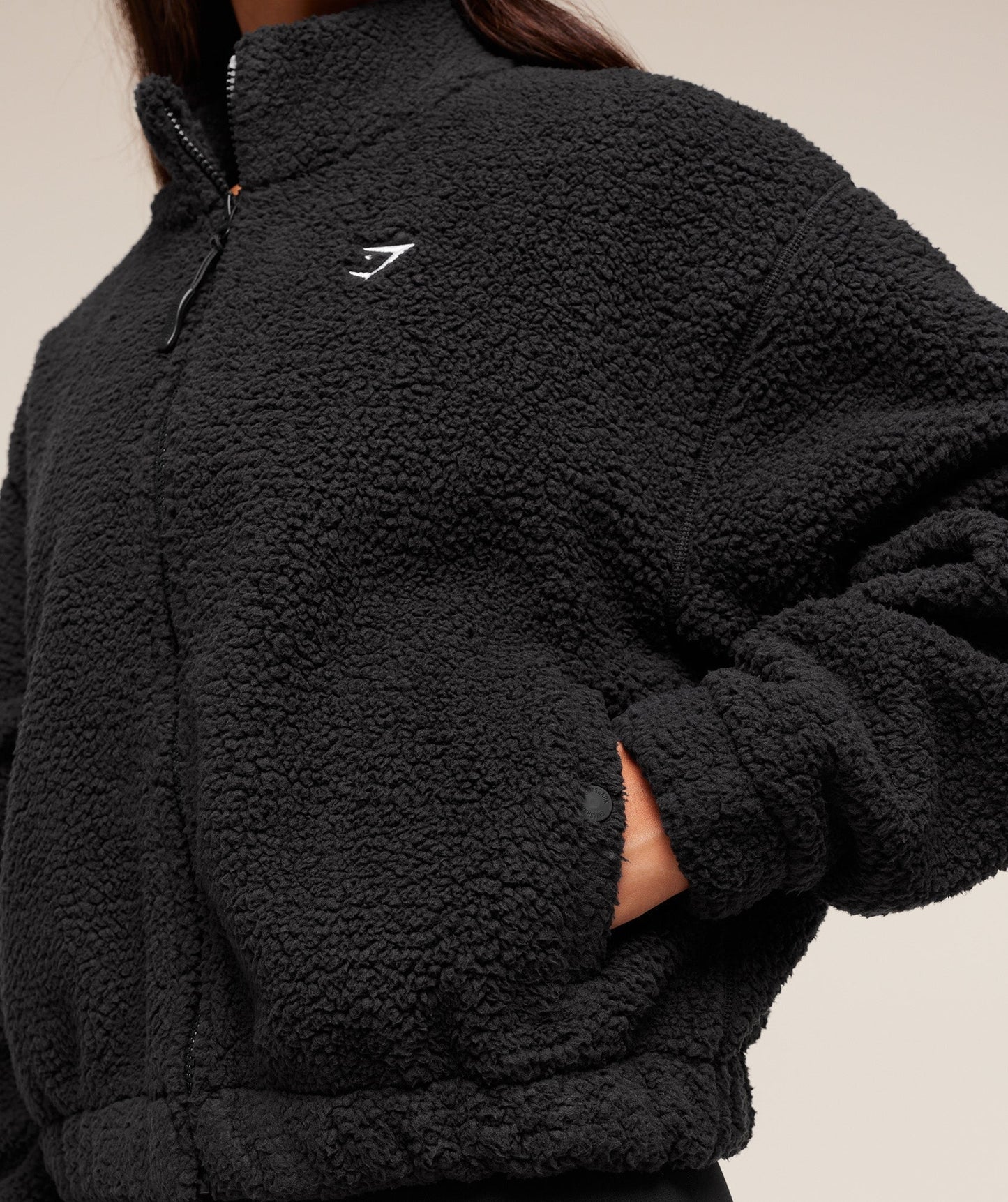 Gymshark Sherpa Jacket - Black