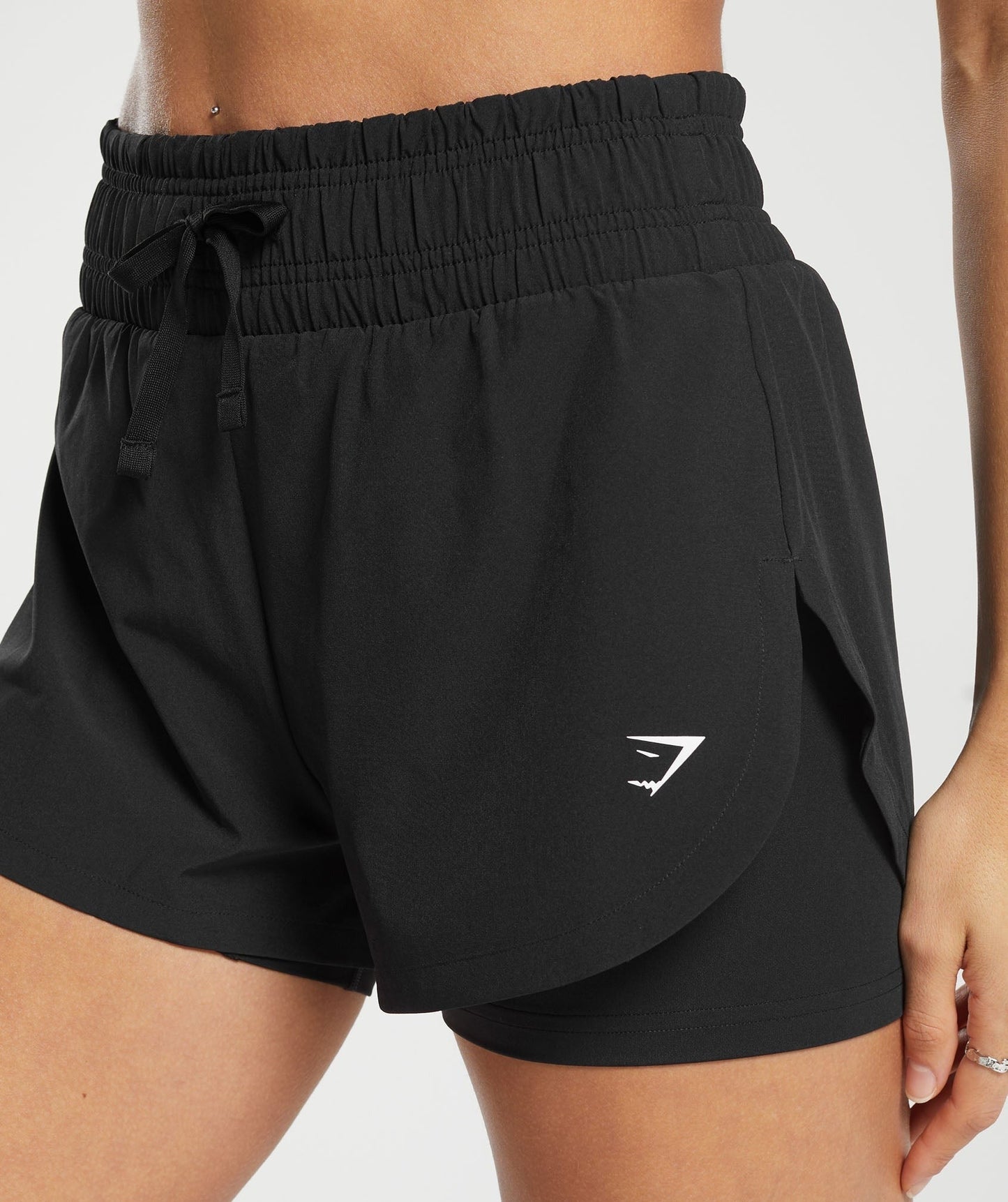 Gymshark Running 2 In 1 Shorts - Black