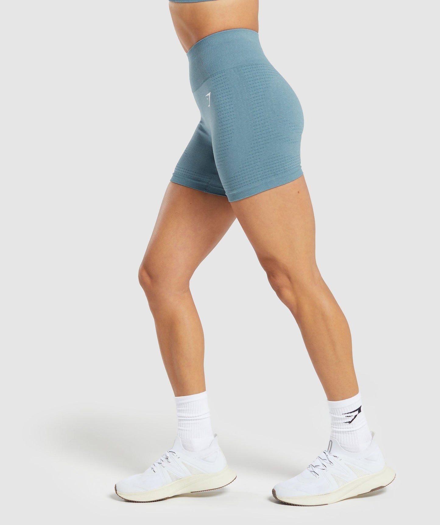Gymshark Vital Seamless Shorts - Faded Blue Marl