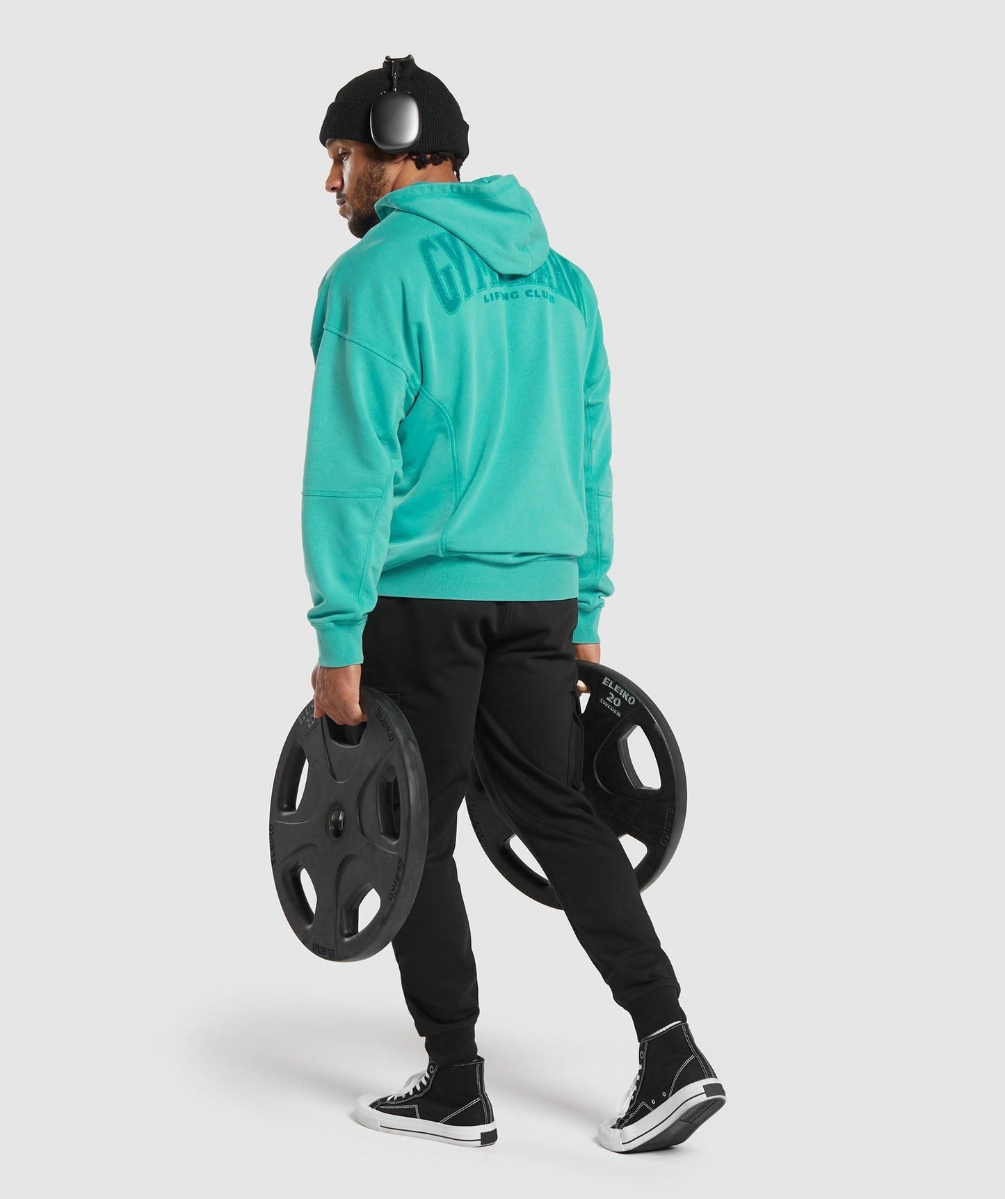 Gymshark Heritage Washed Hoodie - Capri Blue