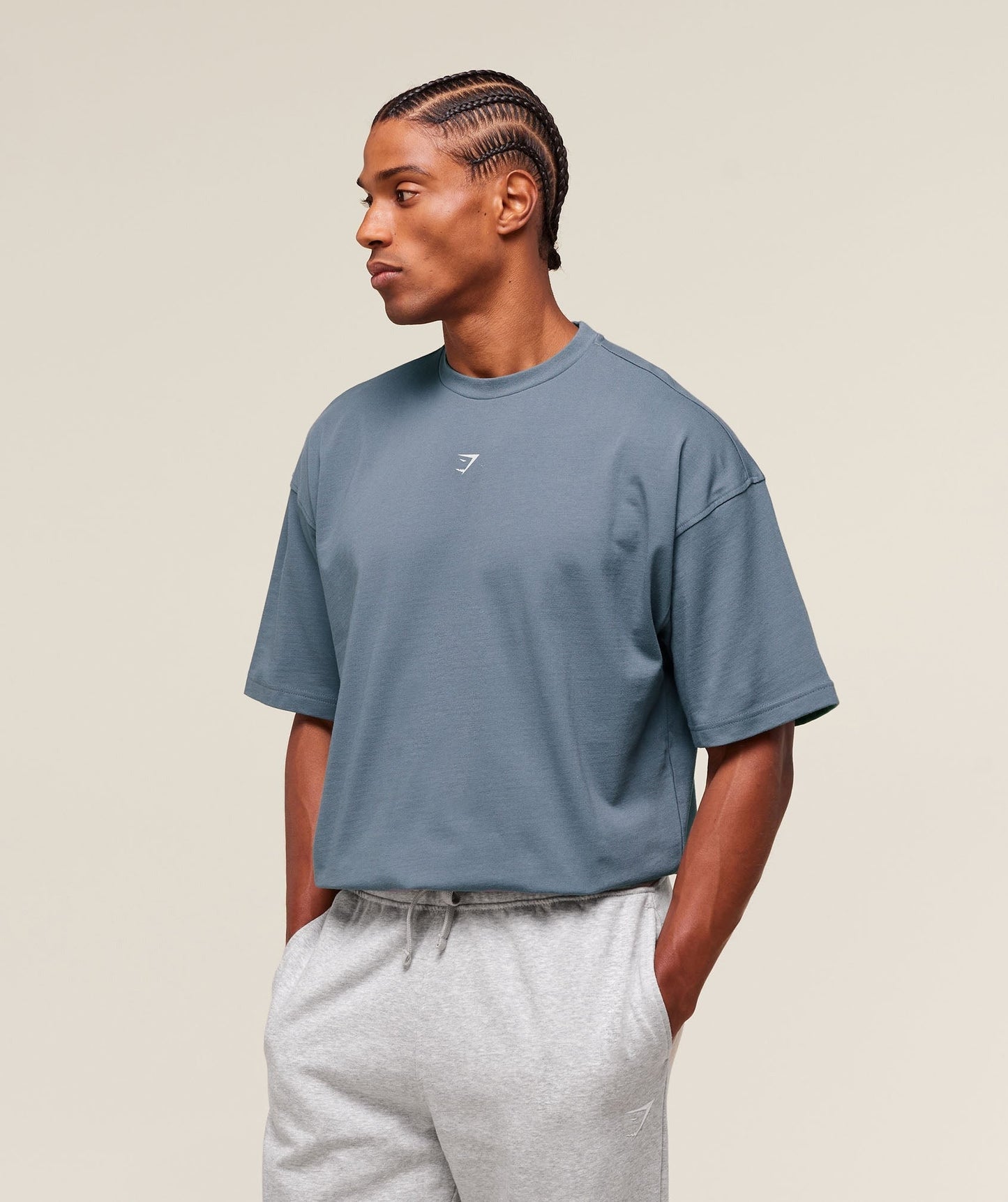 Gymshark Lifting Club Flex T-Shirt - Iron Blue