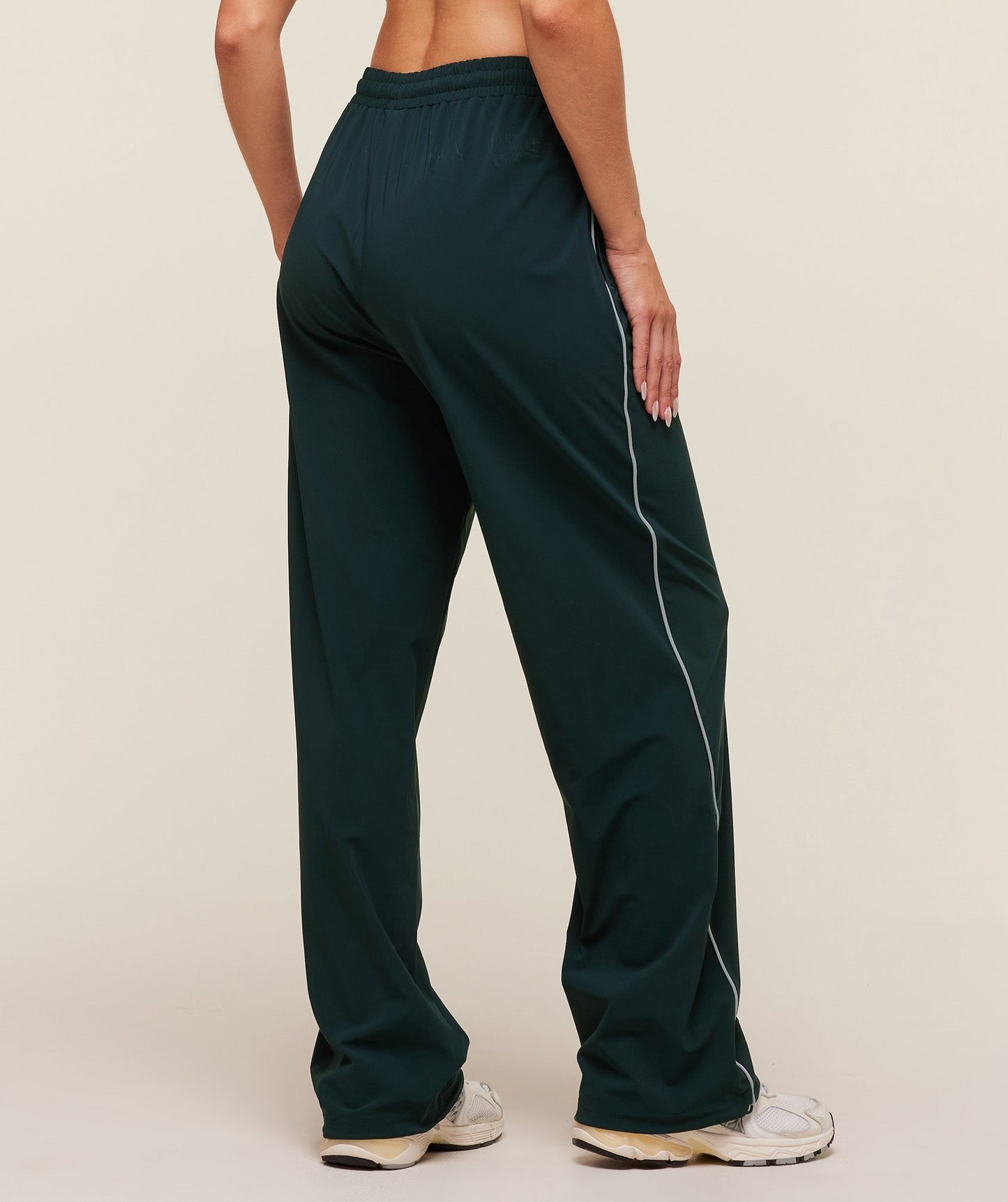 Gymshark Stitch Feature Woven Pants - Deep Petrol Blue/Smoke Blue