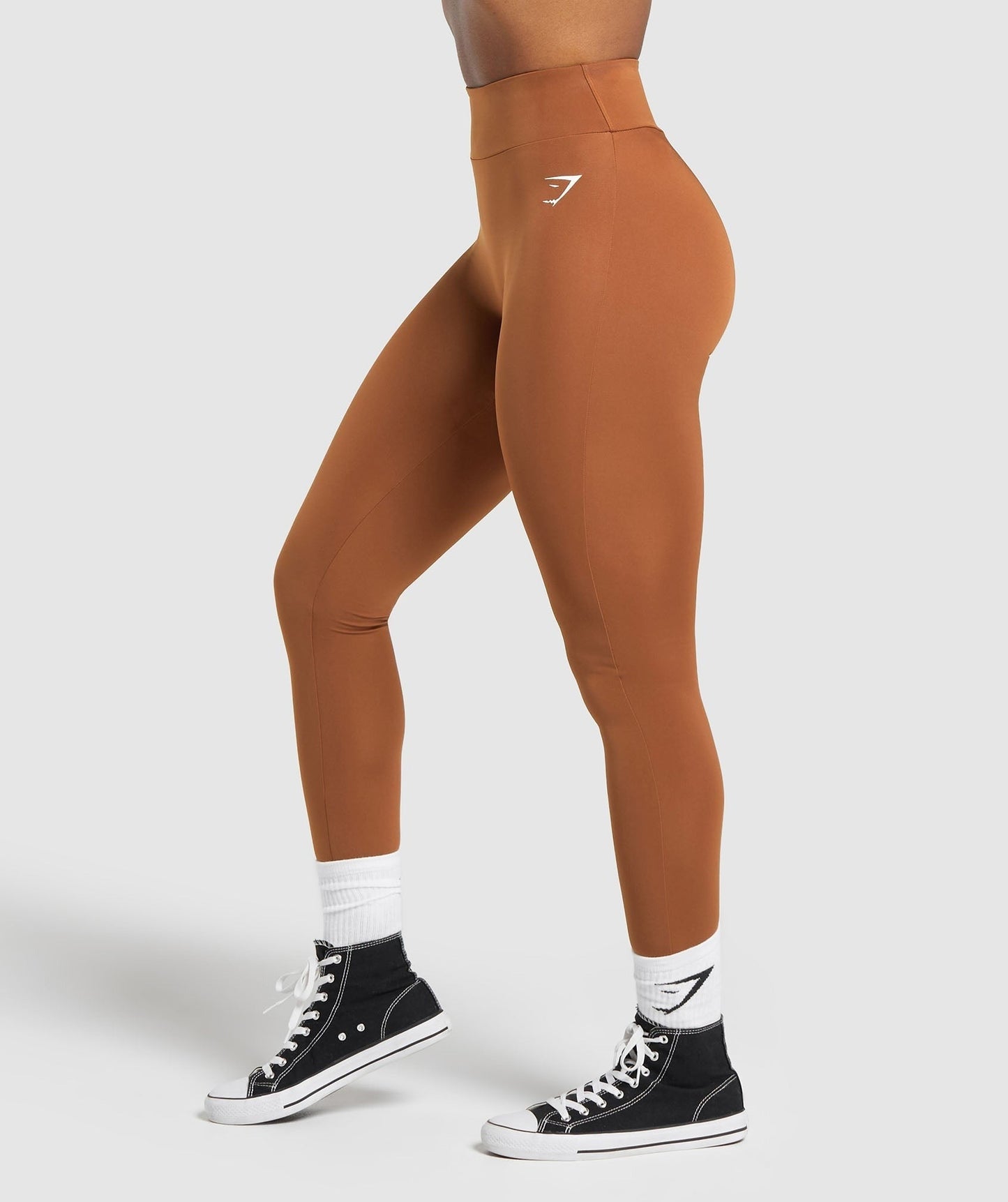 Gymshark Reps Tall Leggings - Copper Brown