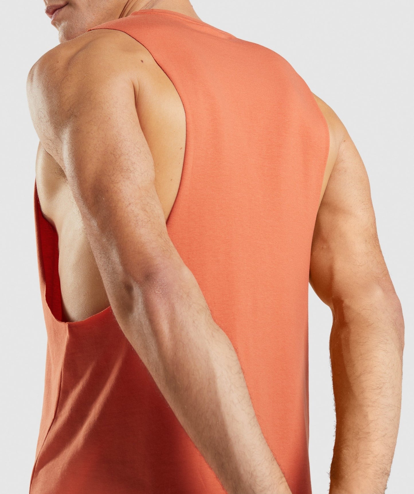 Gymshark Critical 2.0 Drop Arm Tank - Clay Orange