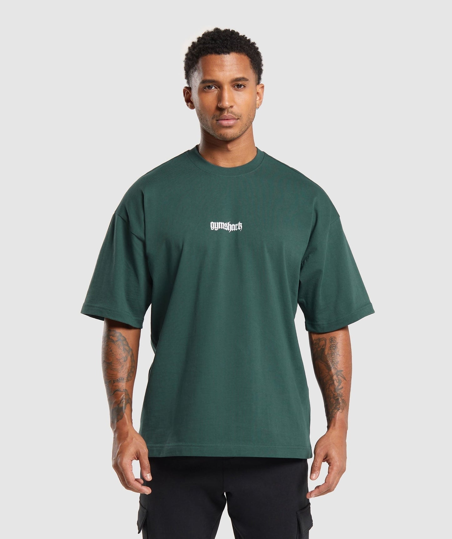 Gymshark Prayer Hands T-Shirt - Fog Green