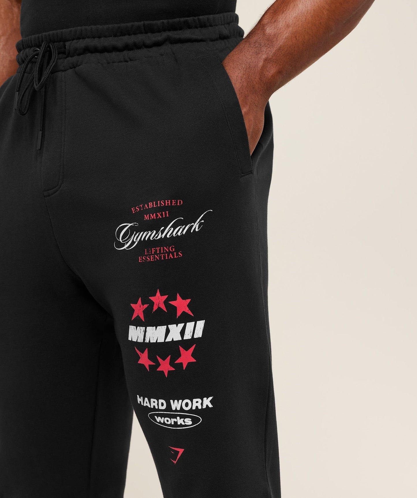 Gymshark Global Lifting Graphic Pants - GS Black