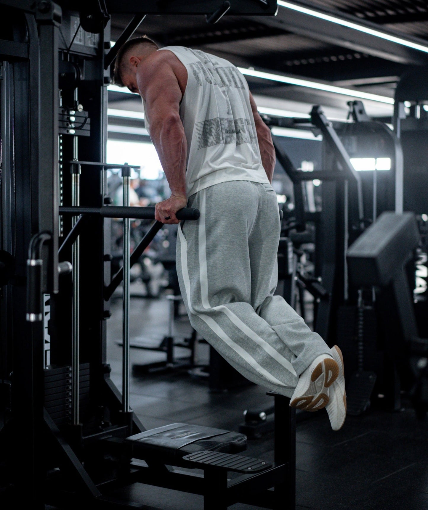 Gymshark x CBUM Washed Sleeveless T-Shirt - Soft White