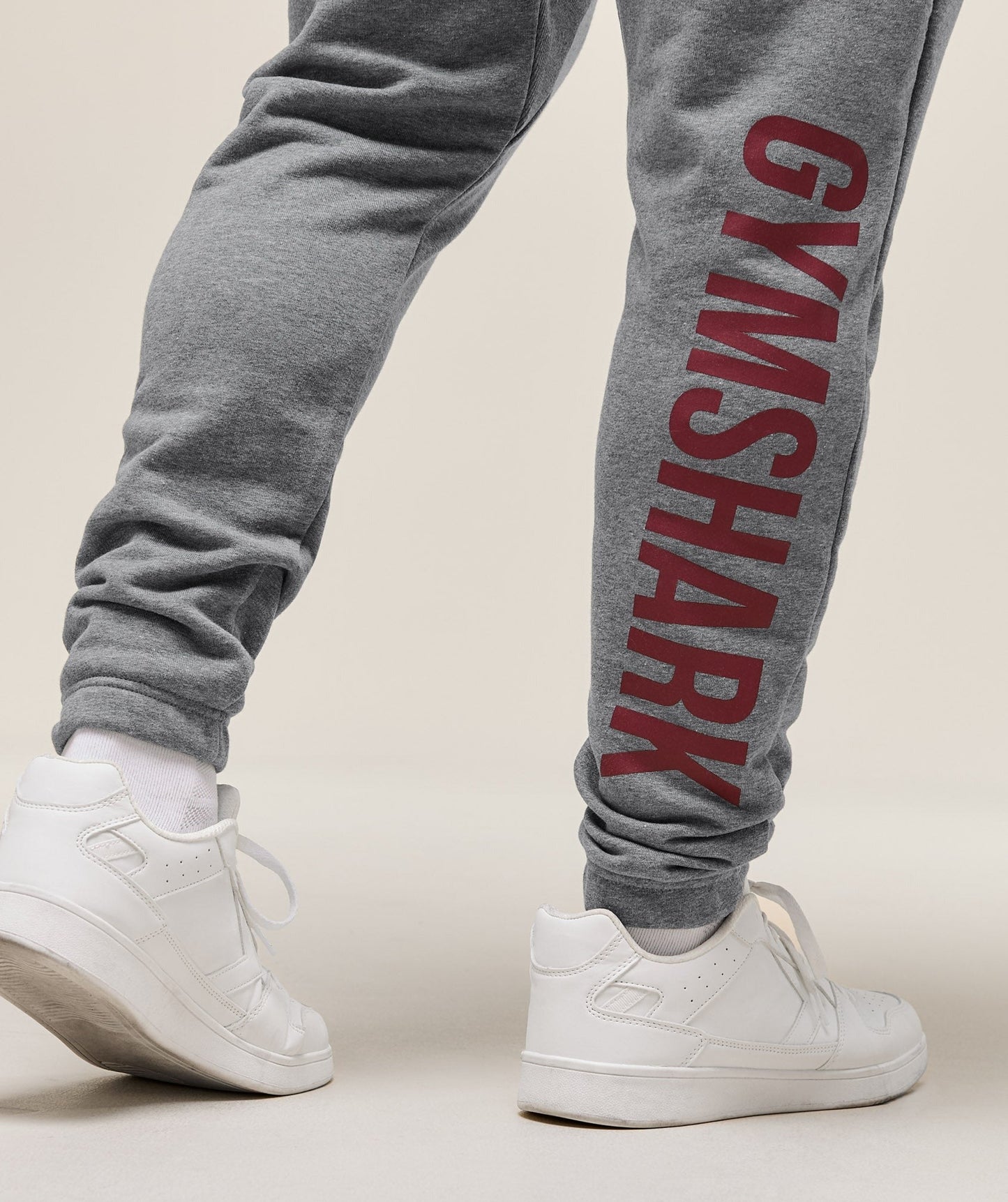 Gymshark Power Wordmark Joggers - Charcoal Core Marl