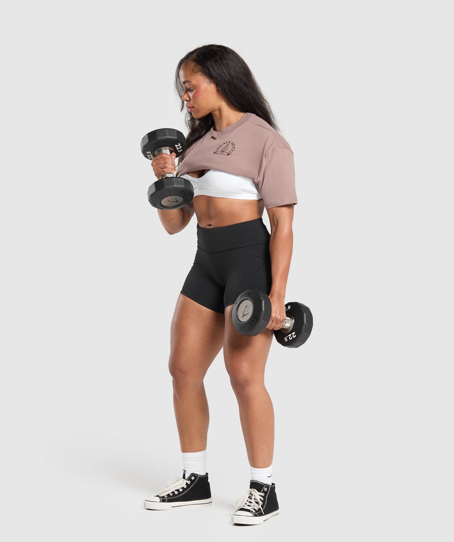 Gymshark Heavy Duty Oversized T-Shirt - Powder Mauve