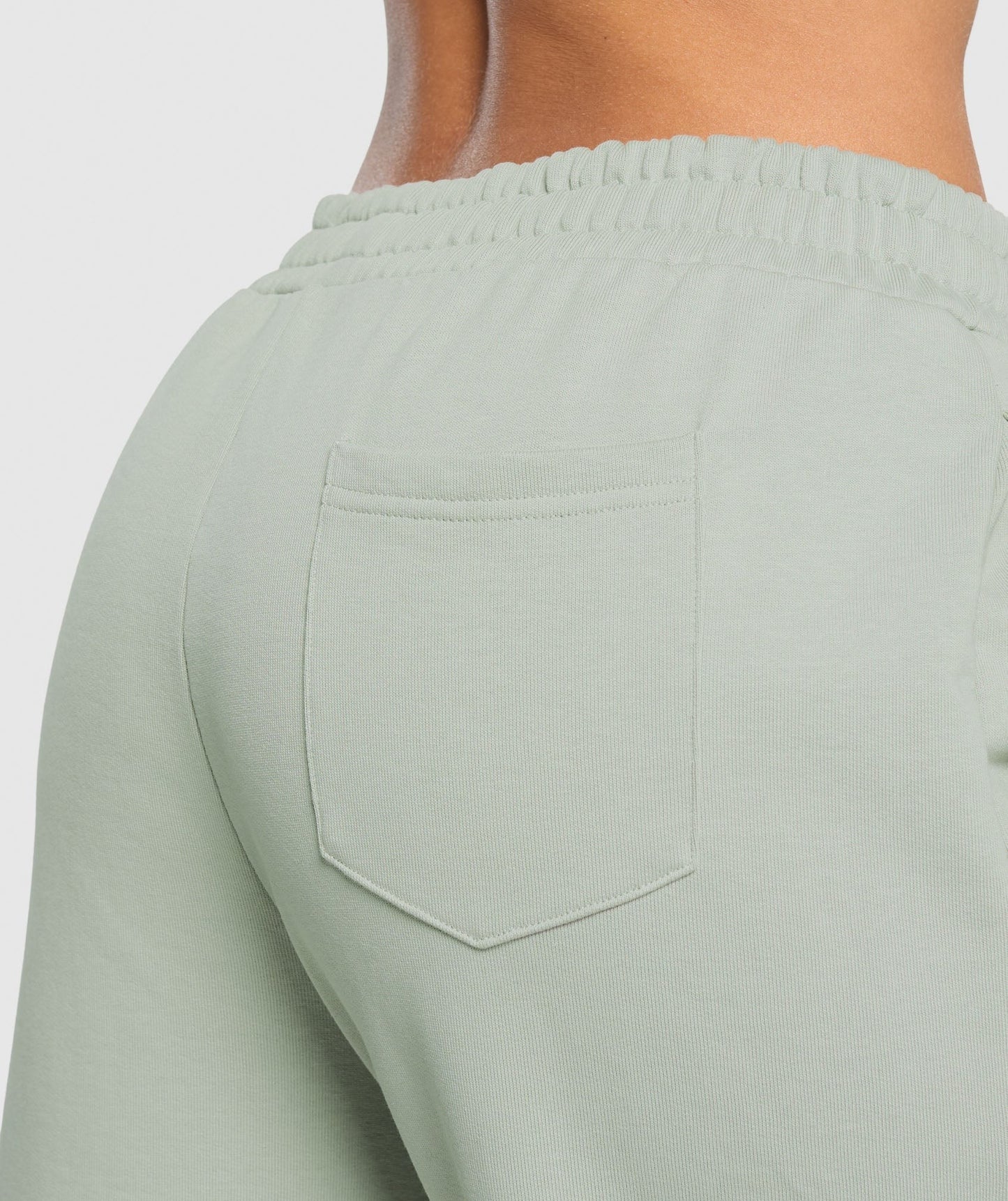Gymshark Campus Classics Graphic Joggers - Stone Grey