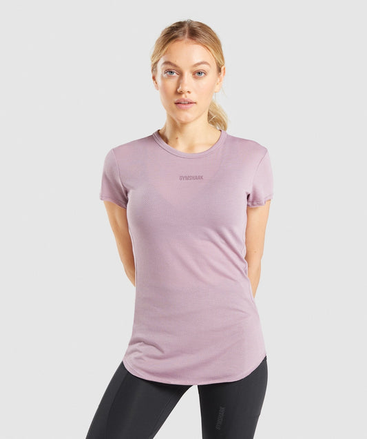 Gymshark Chalk T-Shirt - Purple
