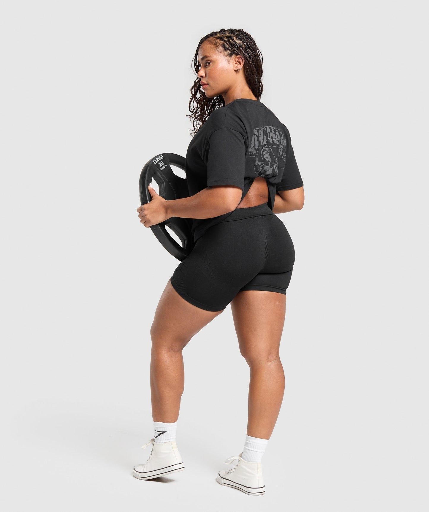 Gymshark Gritty Muscle Mommy Graphic T-Shirt - Black