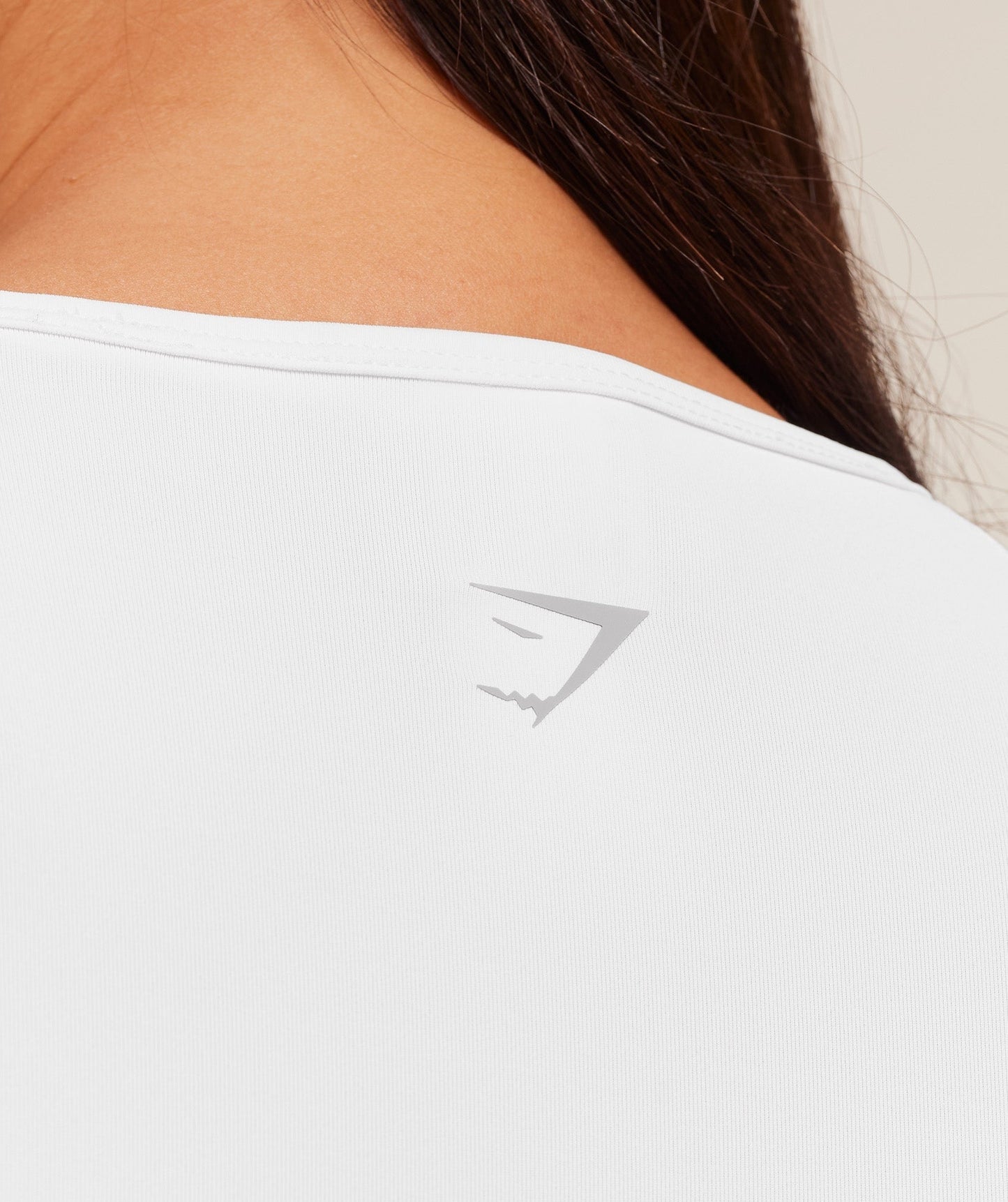 Gymshark Running Sleeve Top - White
