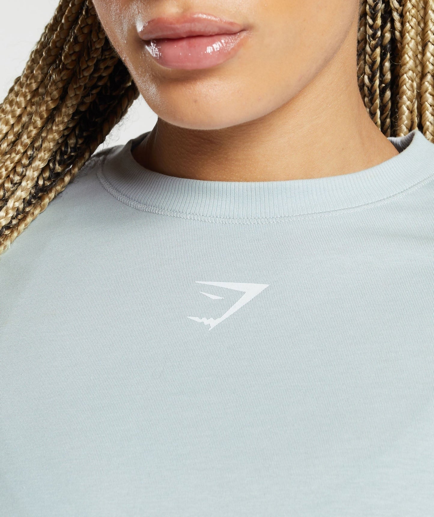 Gymshark Weightlifting Long Sleeve Top - Fresh Blue