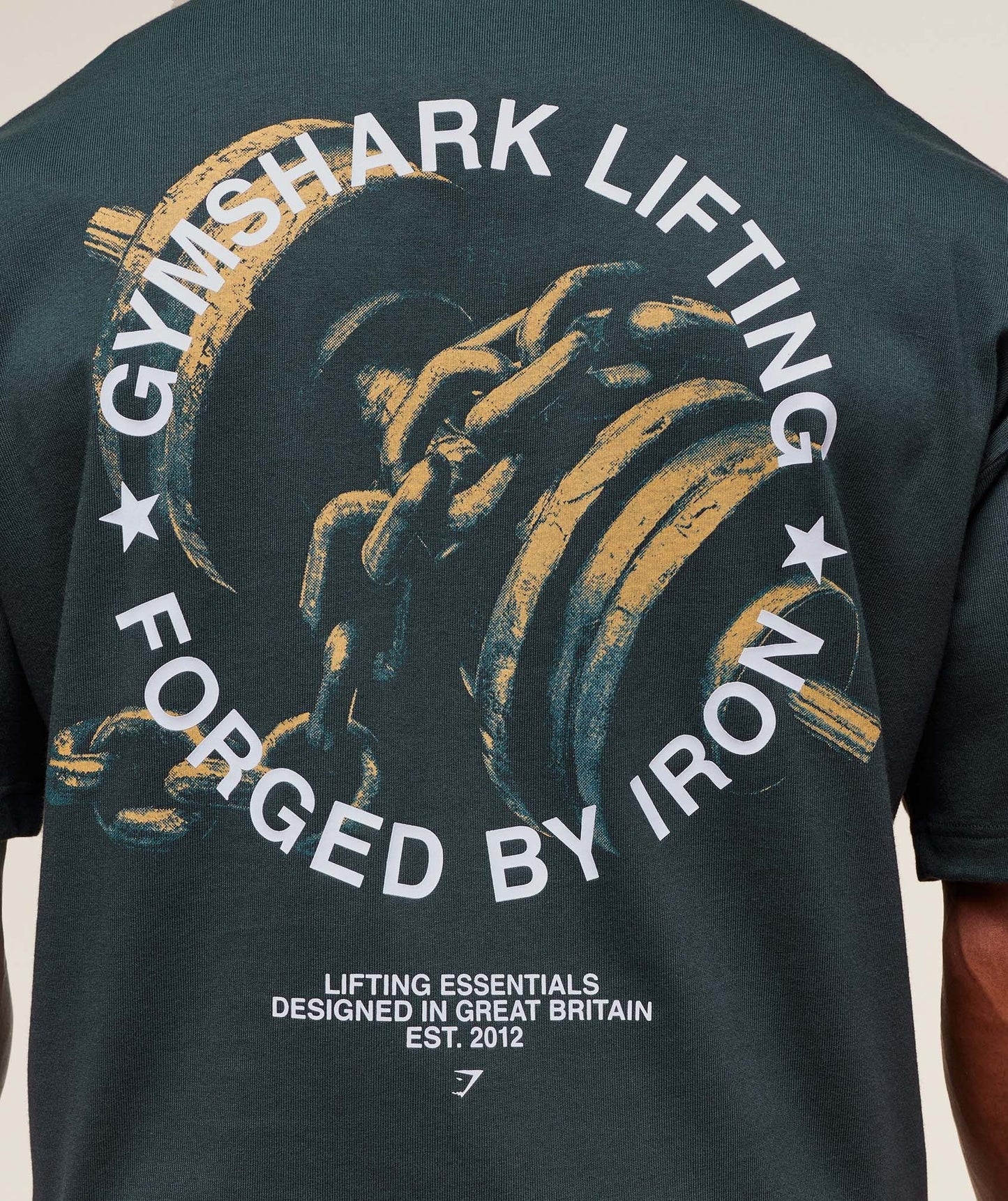 Gymshark Forged By Iron T-Shirt - Darkest Teal
